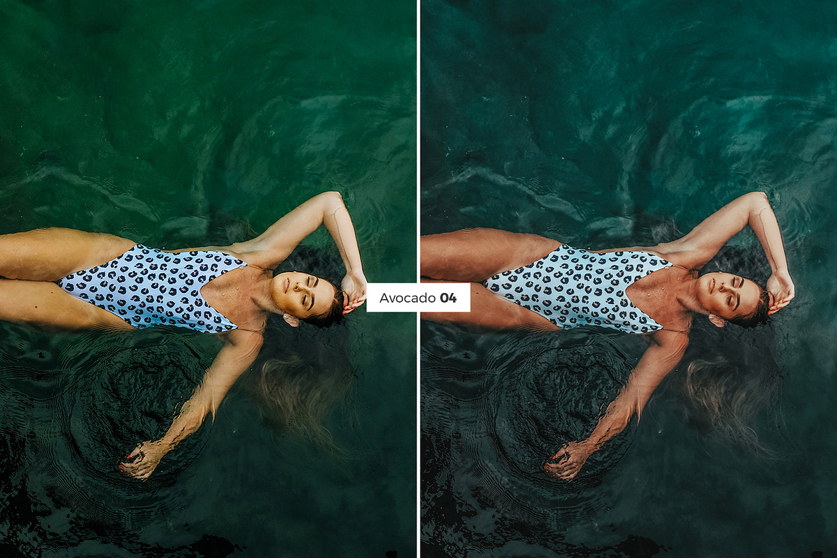 4 Lightroom Presets AVOCADO, an Action Add-On by Graace Studio (Photo 8 of 8)