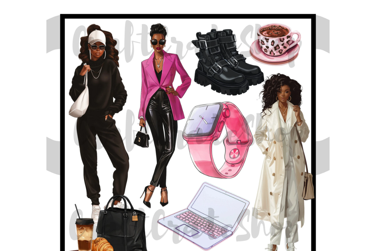 Lady Boss Clipart, an Illustration by CraftCrateShop (Photo 3 of 8)