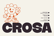 Crosa - Unique Bold Display Font, a Sans Serif Font by Flawless And Co (Thumbnail 1 of 10)