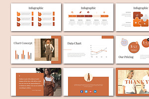 Casuel Women Fashion PowerPoint