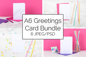 Birthday Brights A6 Card Bundle