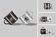 Enamel mug mockup, a Mockup by DxSLEX (Thumbnail 1 of 5)