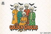 The Golden Ghouls Girls Halloween Pn, an Illustration by Libby Wishes (Thumbnail 1 of 4)
