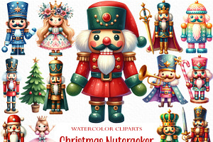 Christmas Nutcracker Clipart, an Illustration by Craft Nest