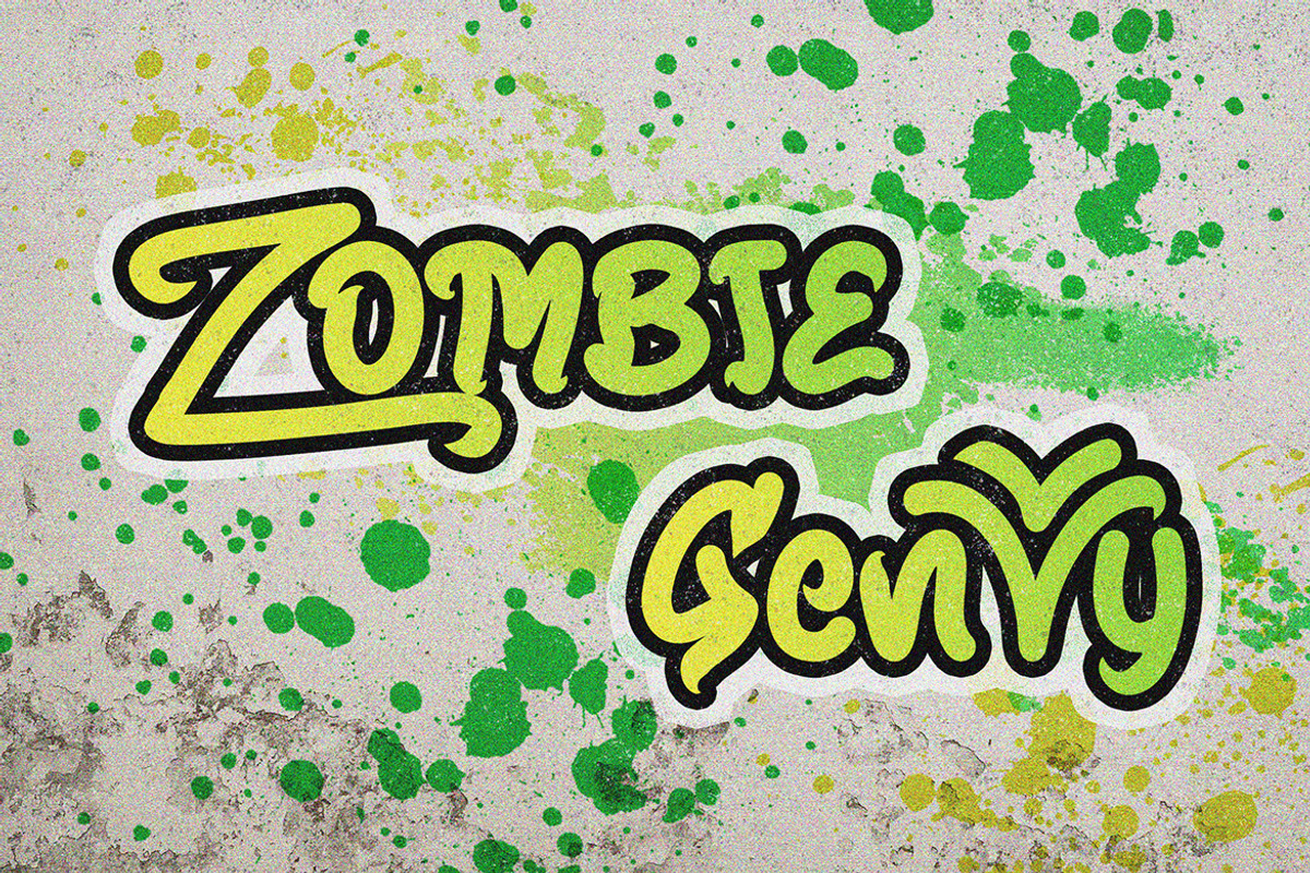 Guvaro - Graffiti Style Font, a Handwritten Font by ENATIVE (Photo 5 of 5)