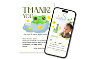 First Birthday Frog Invitation, an Invitation Template by Little Creative Scribbles (Thumbnail 3 of 6)