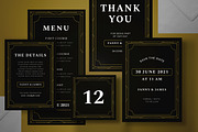 Wedding Invitation Set, an Invitation Template by graphicook (Thumbnail 1 of 3)