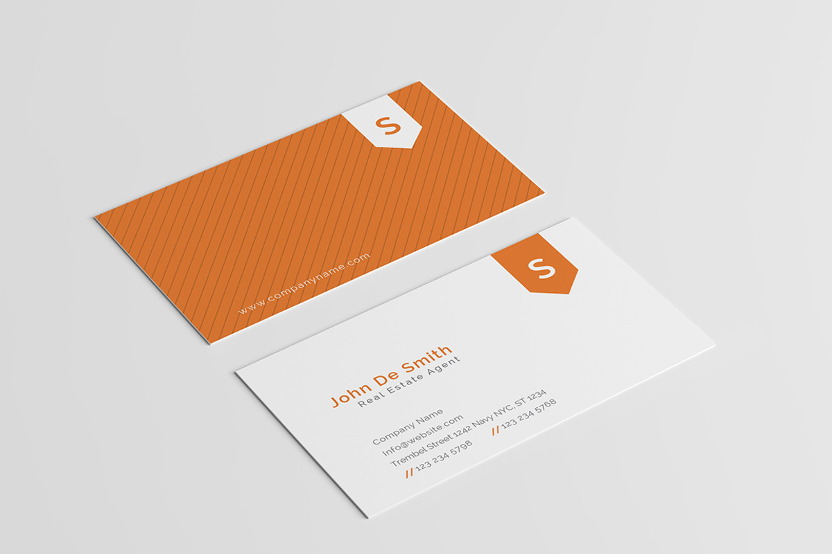 Minimal Pattern Business Card V2, a Business Card Template by Shahjhan (Photo 4 of 4)