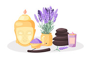 Aromatherapy lavender set, a Healthcare Illustration by Idressart (Thumbnail 3 of 5)
