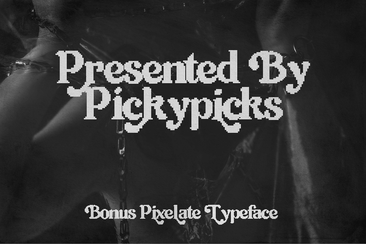 Meraki – Retro Serif Display Font, a Serif Font by PickyPicks (Photo 9 of 12)