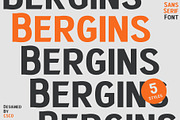 Bergins – Grotesque Sans Serif, a Sans Serif Font by Craft Supply Co. (Thumbnail 1 of 8)