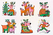 Christmas Reindeer Clipart Png, an Illustration by Dream Creation (Thumbnail 4 of 7)