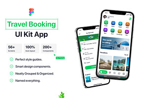 Travel Booking UI Kit App