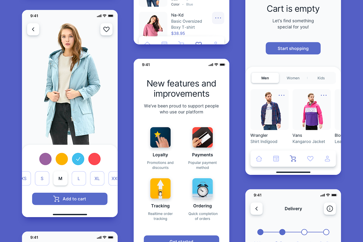 Runstore E-commerce UI Kit, an UI Kit Template by Singlayn (Photo 3 of 8)