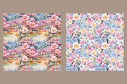 Seamless Pastel Floral Pattern, a Background Graphic by HoneyBunnyDigital (Thumbnail 2 of 7)