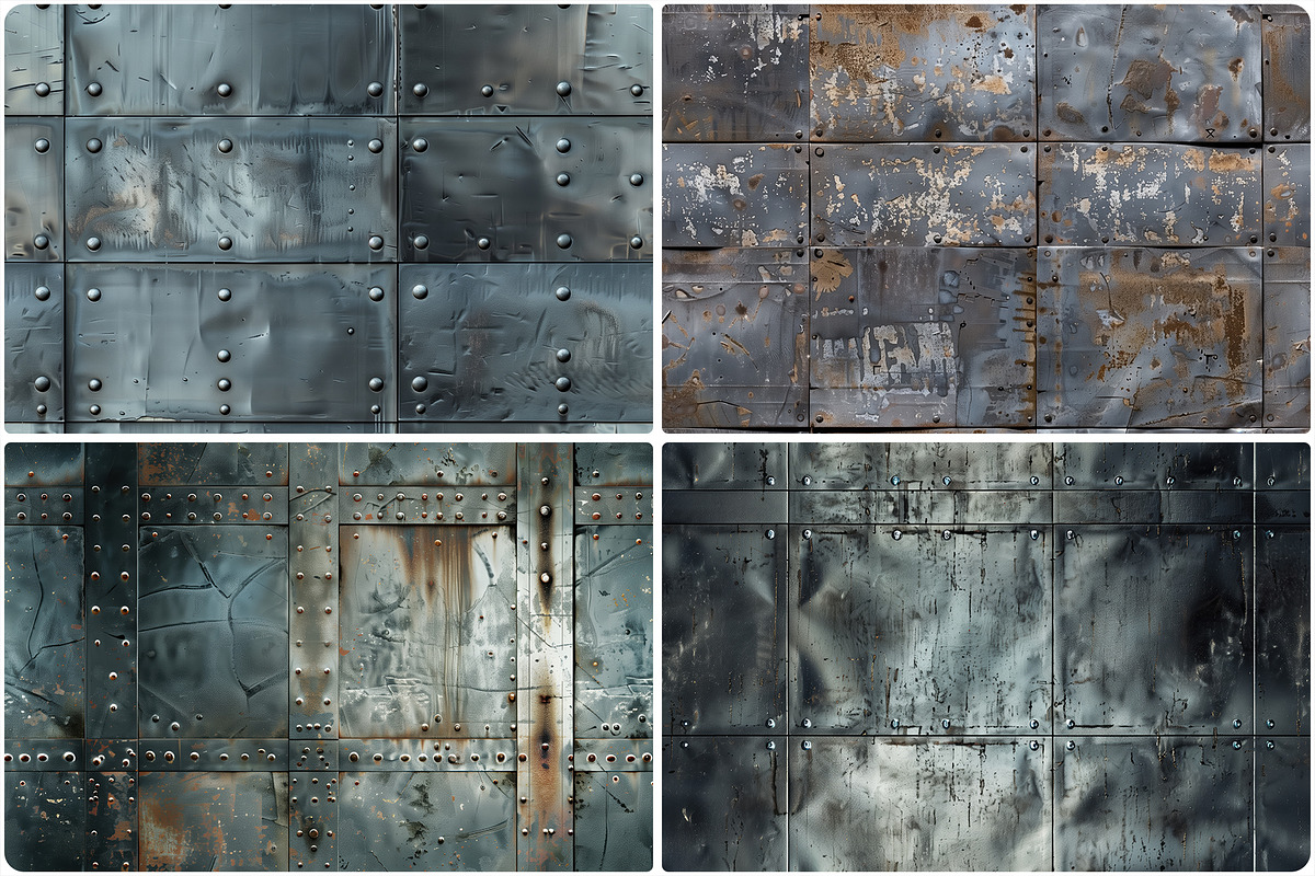 30 Metal Wall Texture Backgrounds, a Texture Graphic by Textures ...