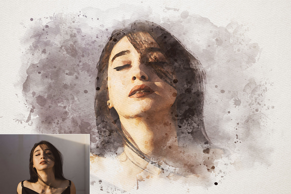 Artistic Watercolor Effect Photoshop