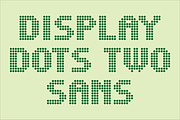 Display Dots Two Sans Font, a Font by GG Design (Thumbnail 1 of 6)