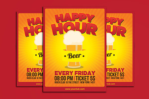 Happy Hour Beer Flyer
