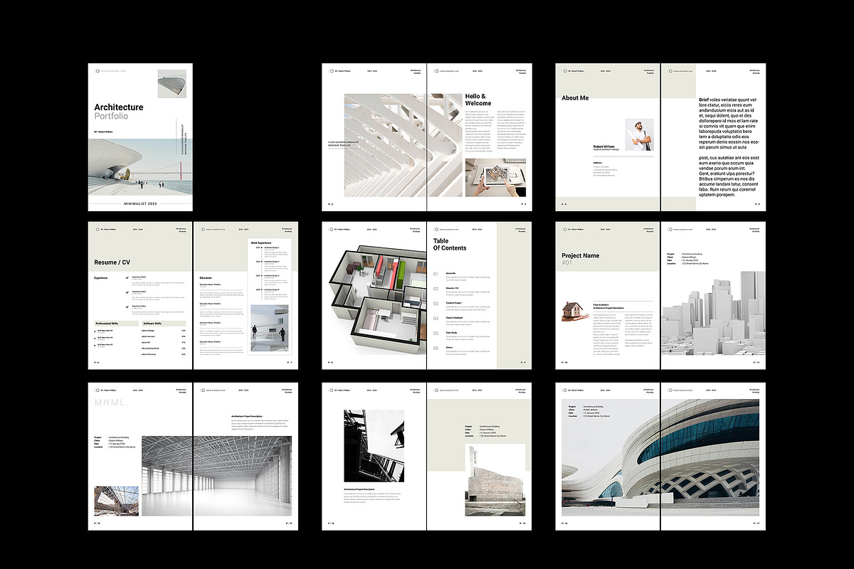 Architecture Portfolio Template, a Brochure Template by NorthPeak (Photo 15 of 16)
