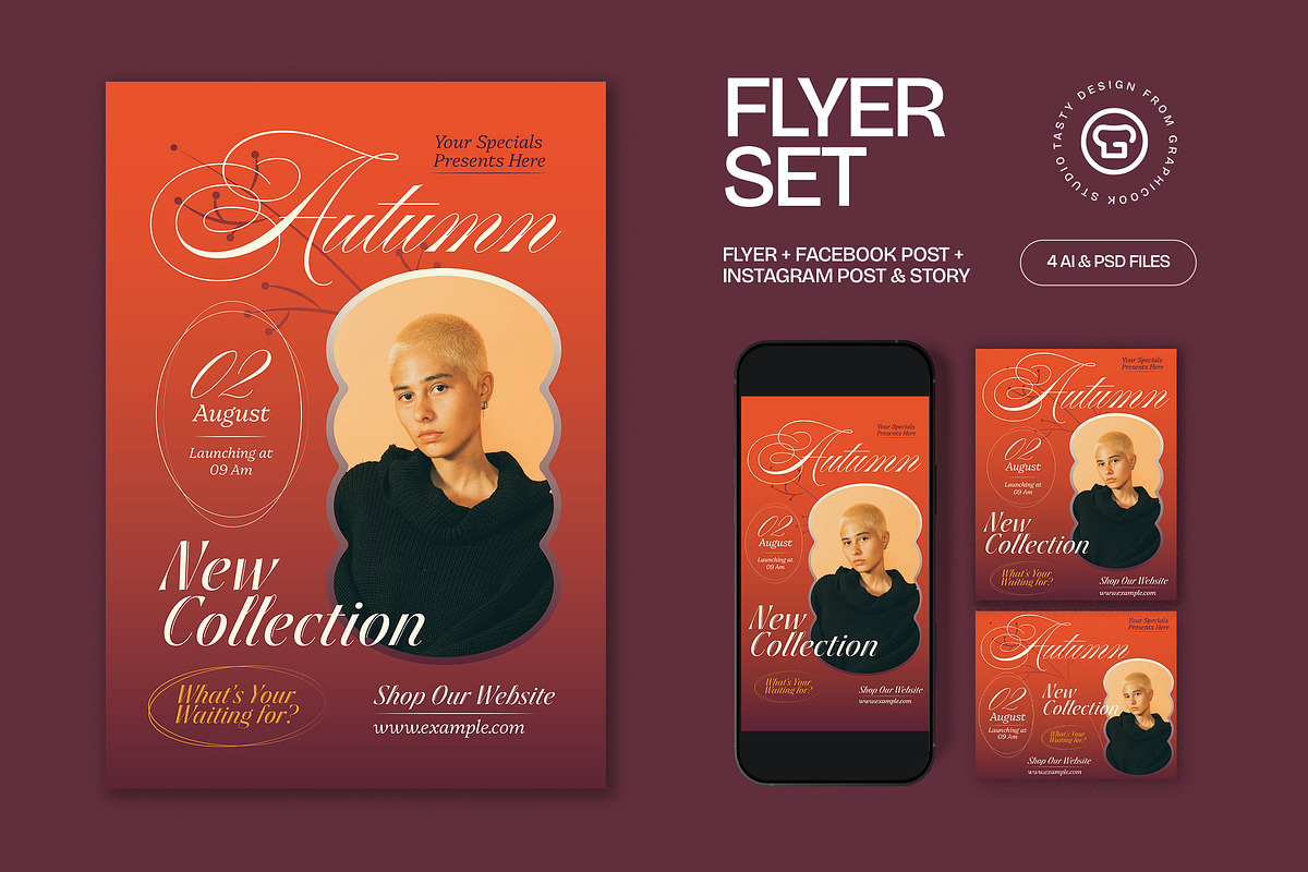 Fall Fashion Launch Flyer