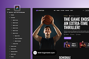 Sportzon - Sport News Landing Page, a Landing Page Template by SLAB! Design (Thumbnail 2 of 4)