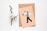 Happy wedding love couples set, a Person Illustration by Good Studio (Thumbnail 6 of 8)