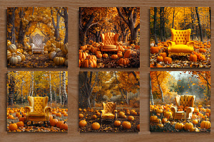 Autumn Fall Pumpkin Background