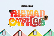 Theman Cathos Bubble Font, a Symbol Font by alit design (Thumbnail 1 of 23)