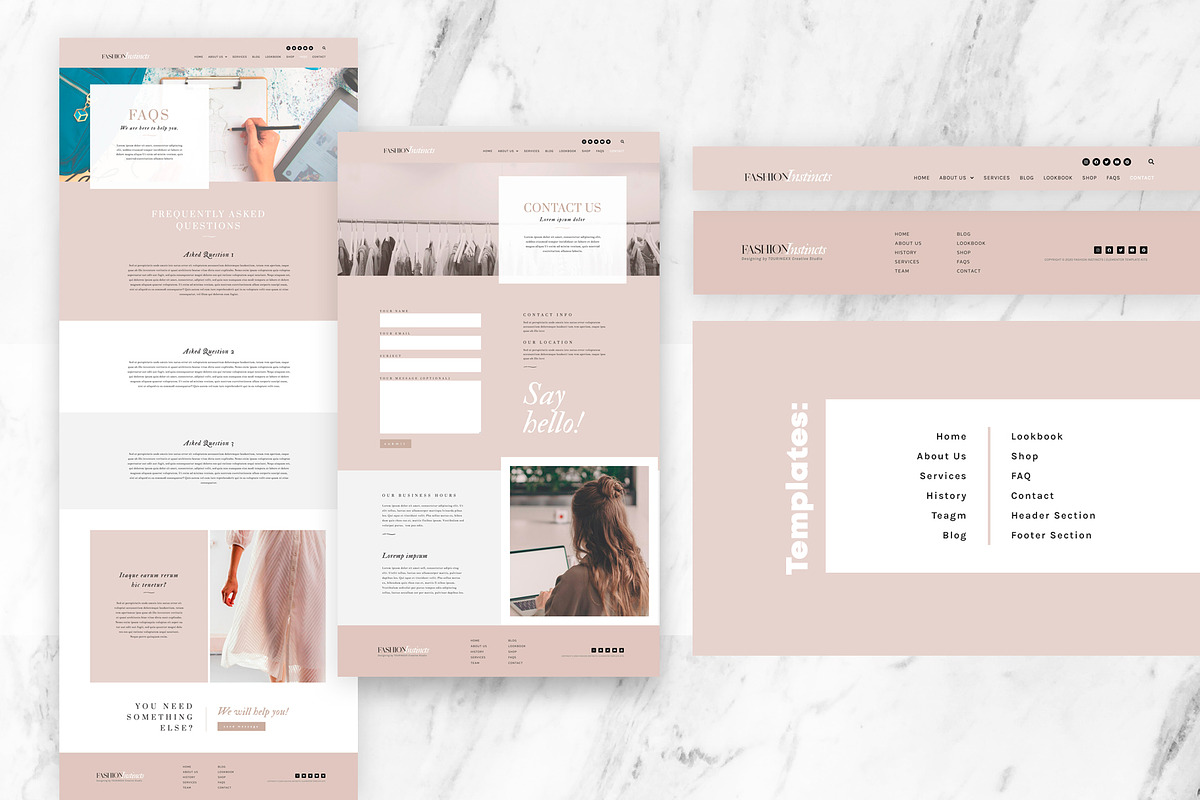 Fashion | Elementor Template Kit, an UI Kit Template by Touringxx Creative Studio (Photo 4 of 5)