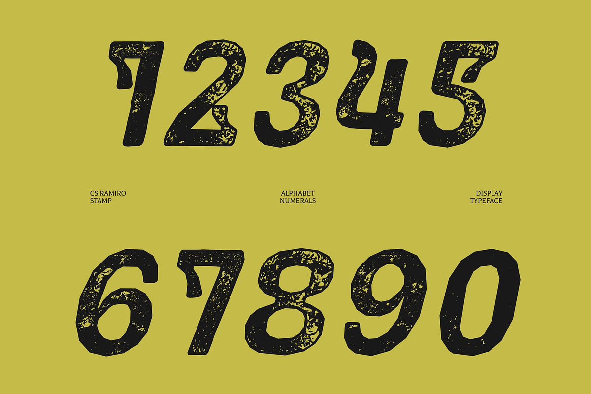 CS Ramiro Stamp, a Sans Serif Font by Craft Supply Co. (Photo 5 of 8)