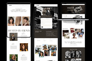 Modern Beauty Salon Booking Site, a Squarespace Template by HAYAG Creatives (Thumbnail 3 of 7)