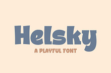 Helsky a Playful Font