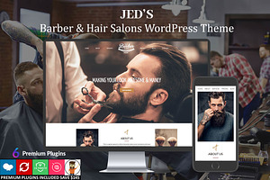 Jed's Barber & Hair Salon WordPres