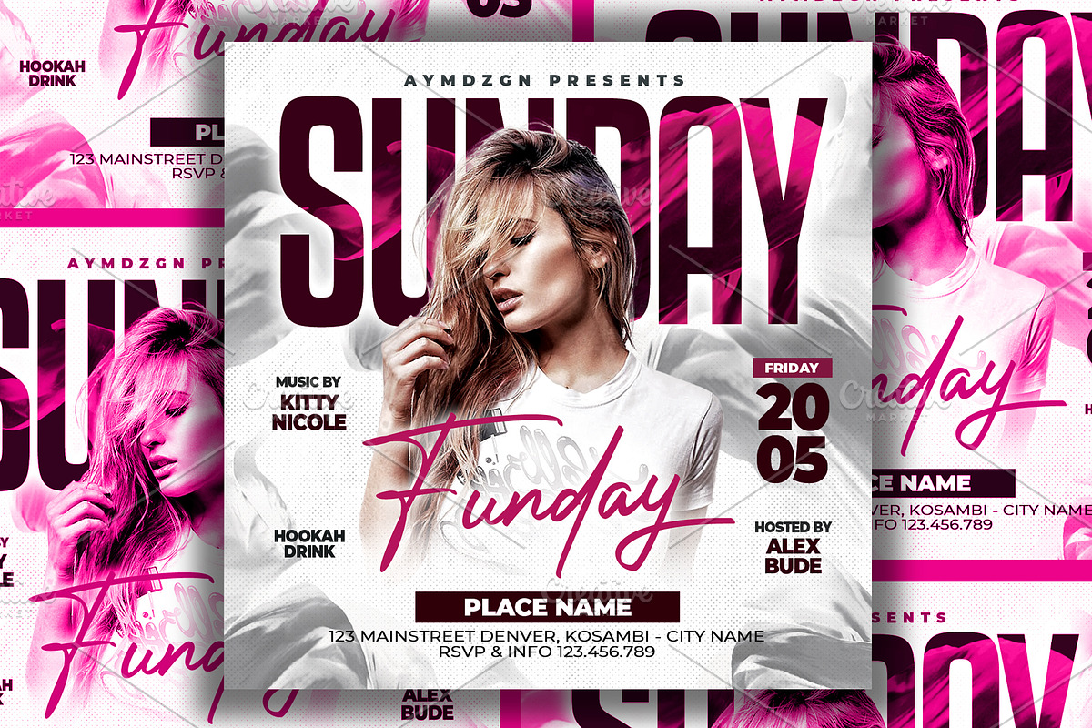 Night Club Flyer, a Flyer Template by AyumaDesign (Photo 2 of 2)