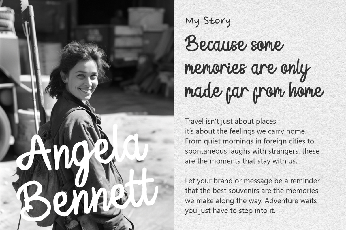 Dreamy Stroke Handwritten Script Fon, a Script Font by PutraCetol Studio (Photo 2 of 5)