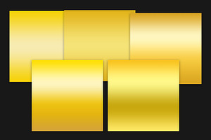 Yellow Metallic Gradients