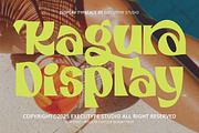 Kagura Display Font, a Sans Serif Font by executypeStudio (Thumbnail 1 of 13)