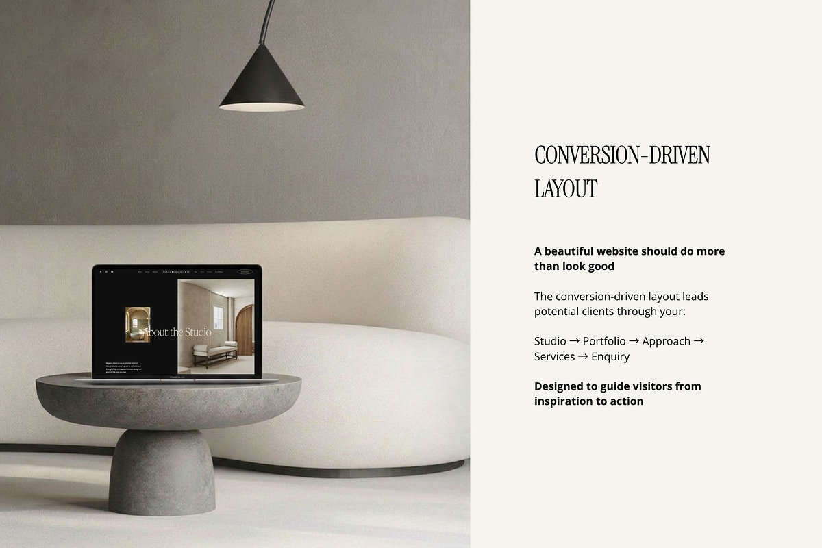 Interior Studio Squarespace Template, a Squarespace Template by Row Creative (Photo 5 of 10)
