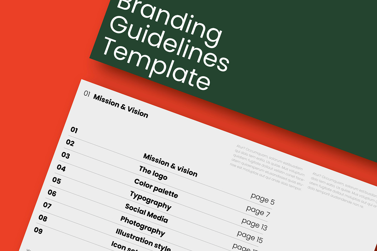 Brand Guidelines Template - Figma, a Presentation Template by Typefool's Shop (Photo 2 of 10)
