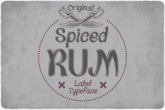 Spiced Rum Typeface preview 7
