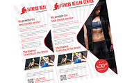 Fitness & Health Center Flyer, a Flyer Template by TheGraphicsWorld (Thumbnail 3 of 3)