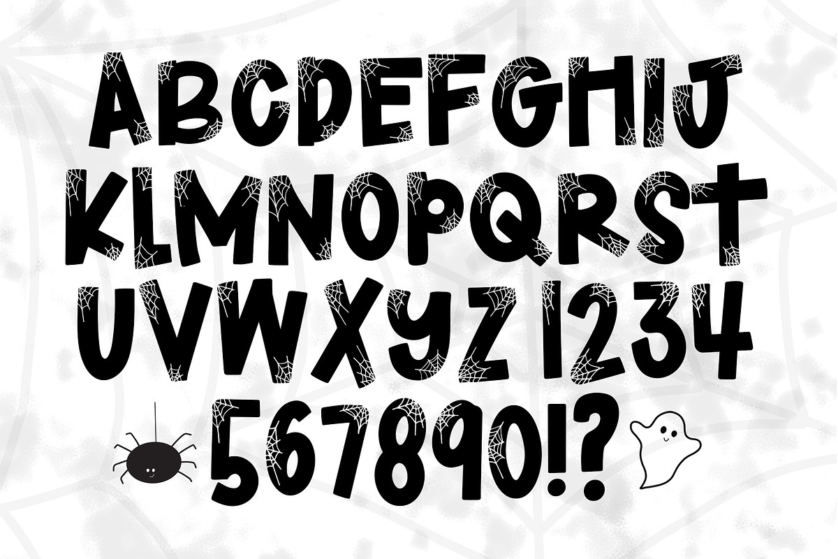 HAUNTED - A Halloween Font, a Font by Dansie Design (Photo 9 of 9)