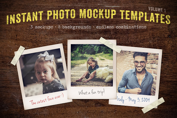 Instant Photo Mockup Templates Vol 1 preview 7
