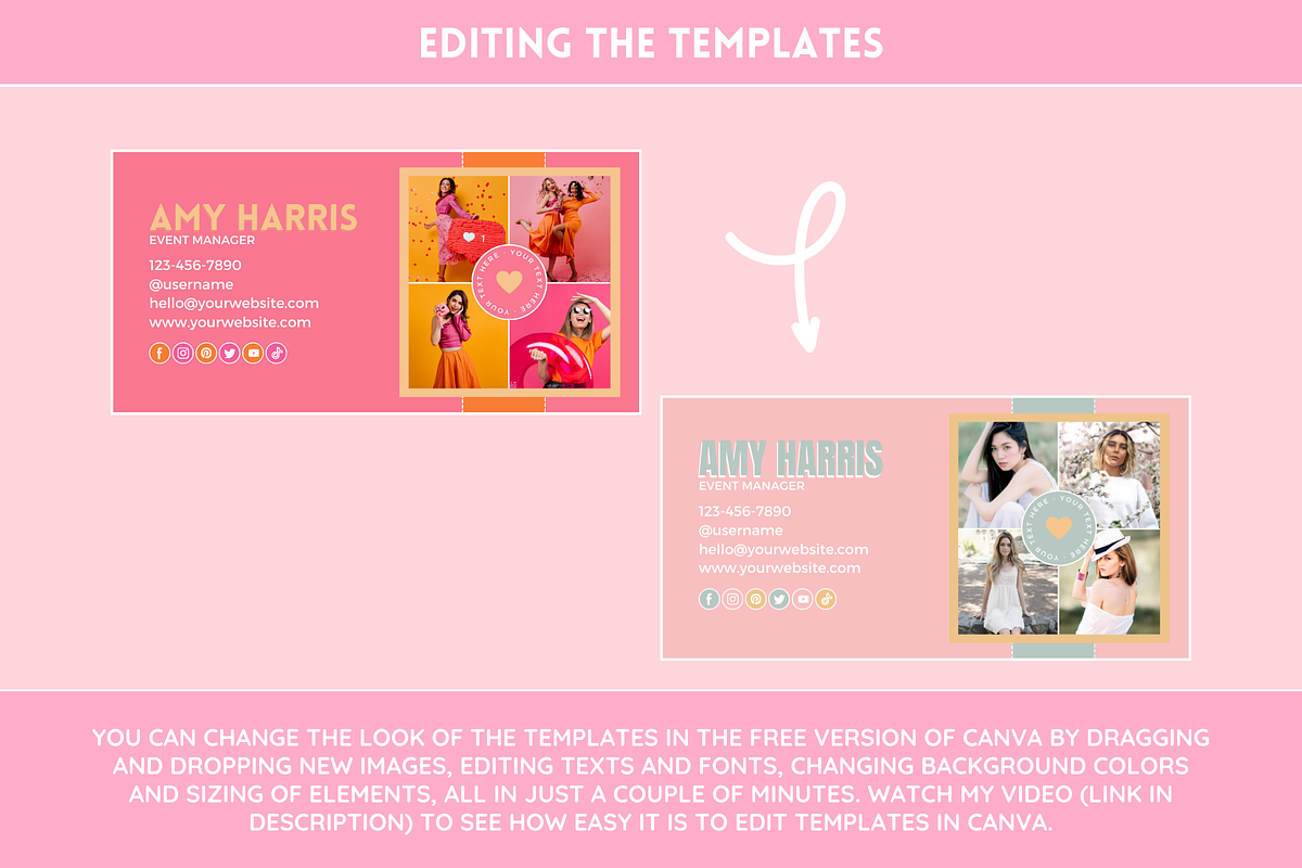Canva Email Signature Templates, an Email Template by SunshineStudioBoutique (Photo 7 of 10)