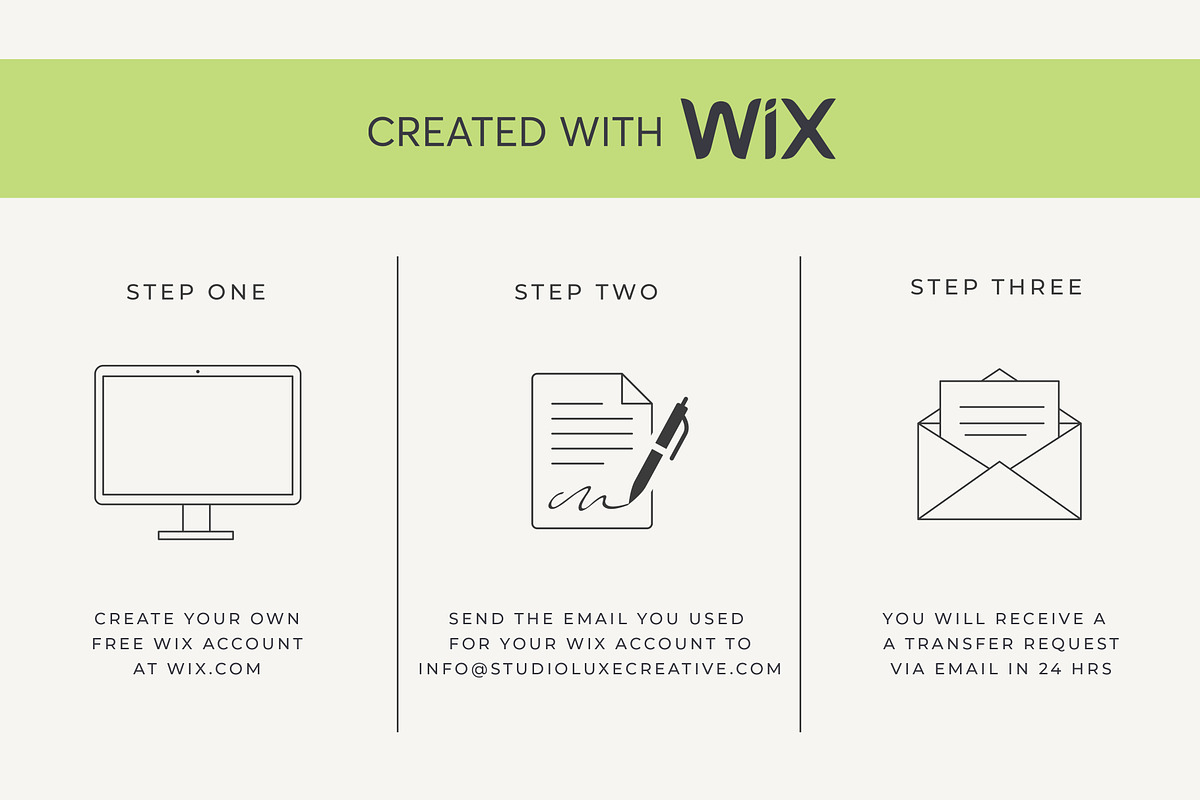 Retro Wix Website Template, a Wix Template by Studio Luxe Creative (Photo 10 of 12)