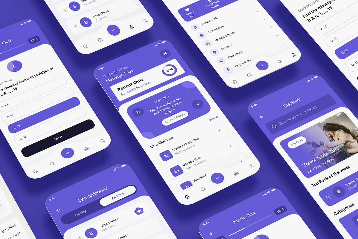Quiz, Test, Quizzer, Knowledge App, an App Template by nagaredesignstudio (Photo 1 of 2)
