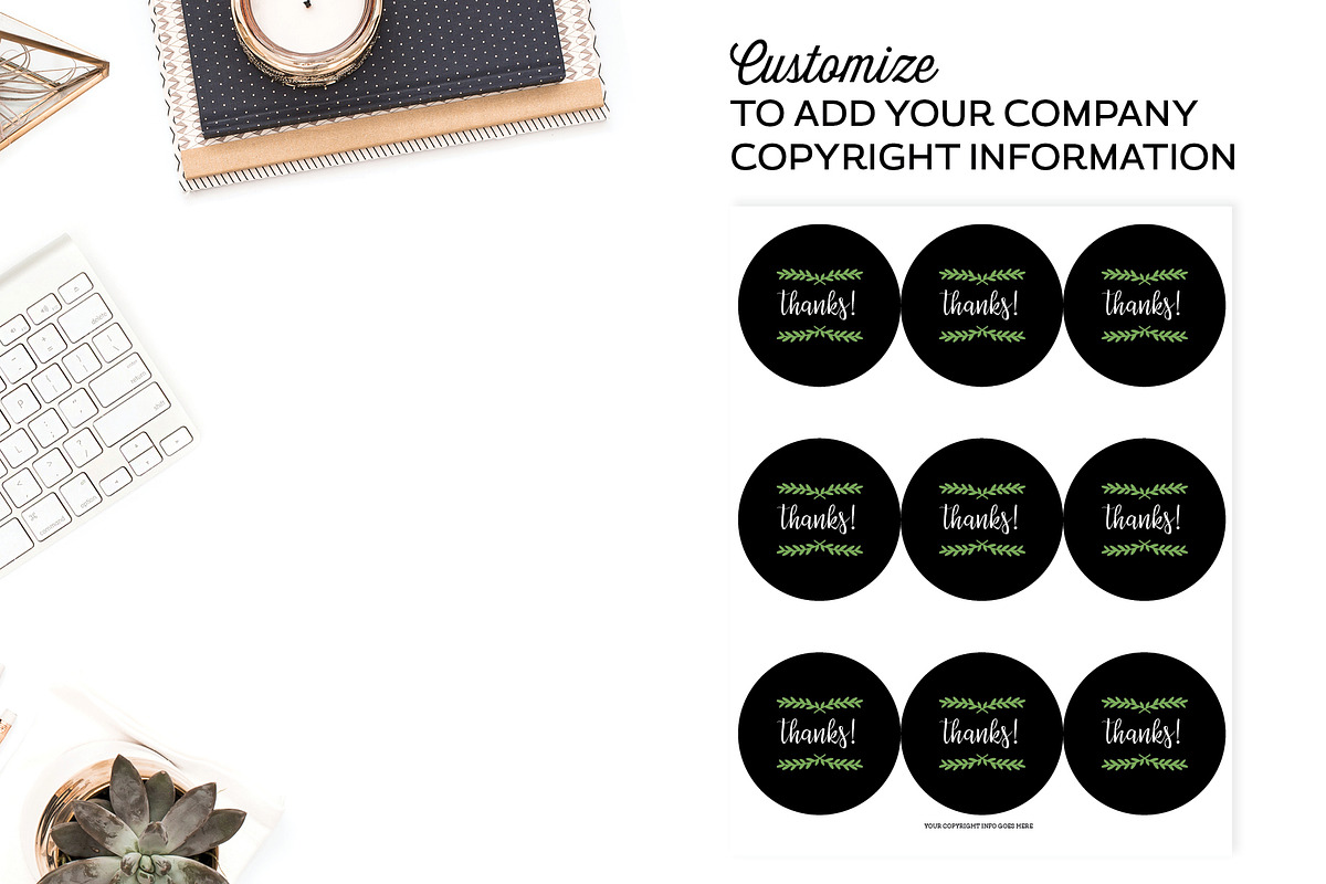 Sticker Templates for Illustrator, a Templates & Theme by Michelle Hickey Design (Photo 5 of 5)