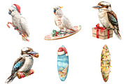 Australian Christmas Clipart, an Illustration by DreamArtGraphic (Thumbnail 3 of 4)