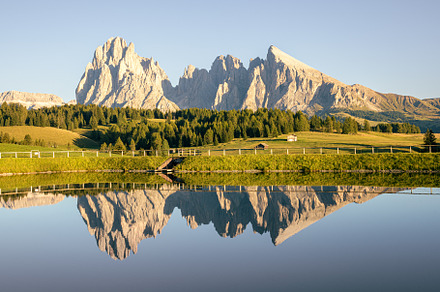 Reservoir at Alp Di Siusi